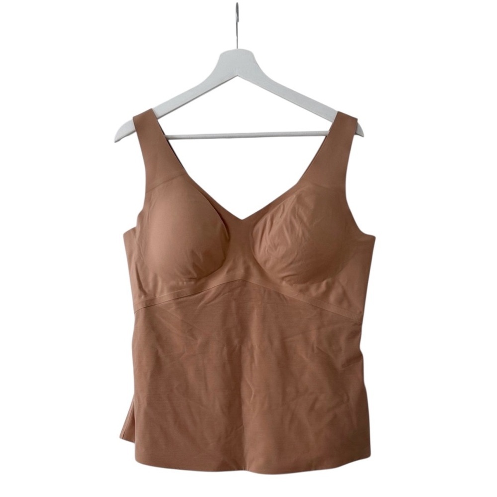 Honeylove Liftwear Tank in sand Shapewear Bra Top 2X